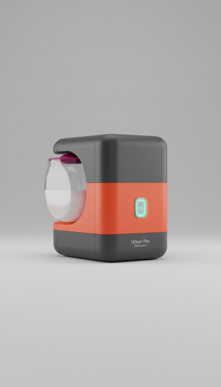 Compact Coffee Maker with One Touch Brewing 