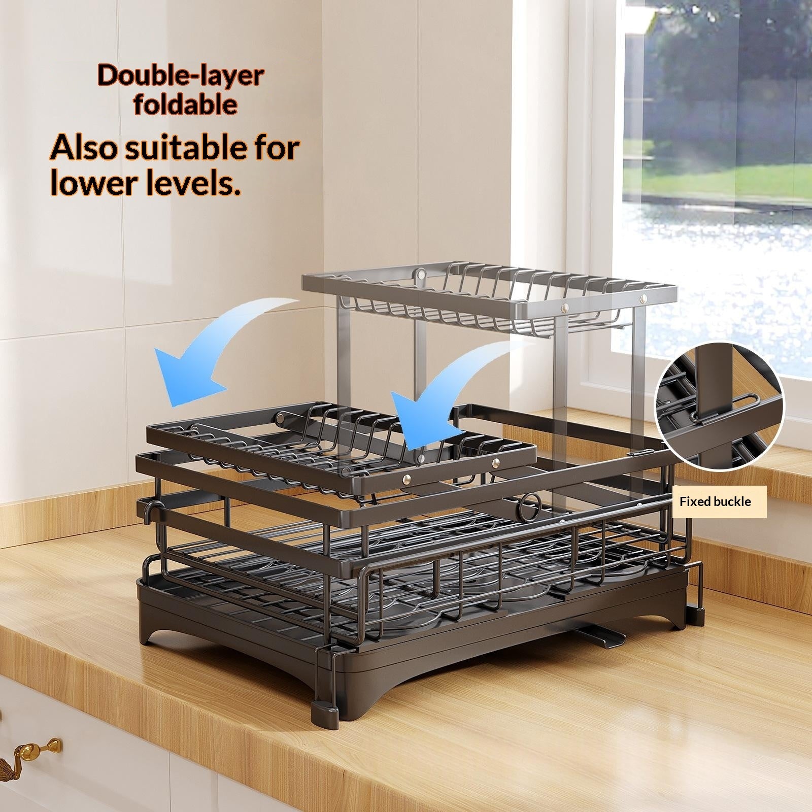 Household Kitchen Organizer Rack for Easy Storage