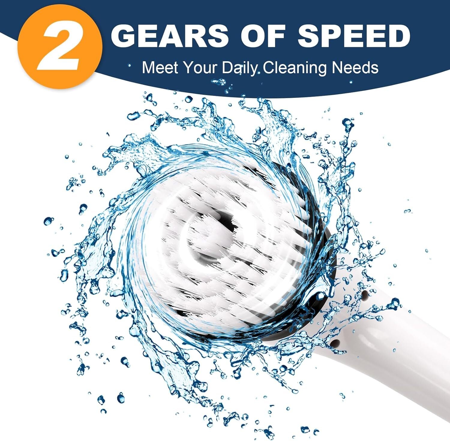 Cordless Electric Spin Scrubber for Bathroom Cleaning