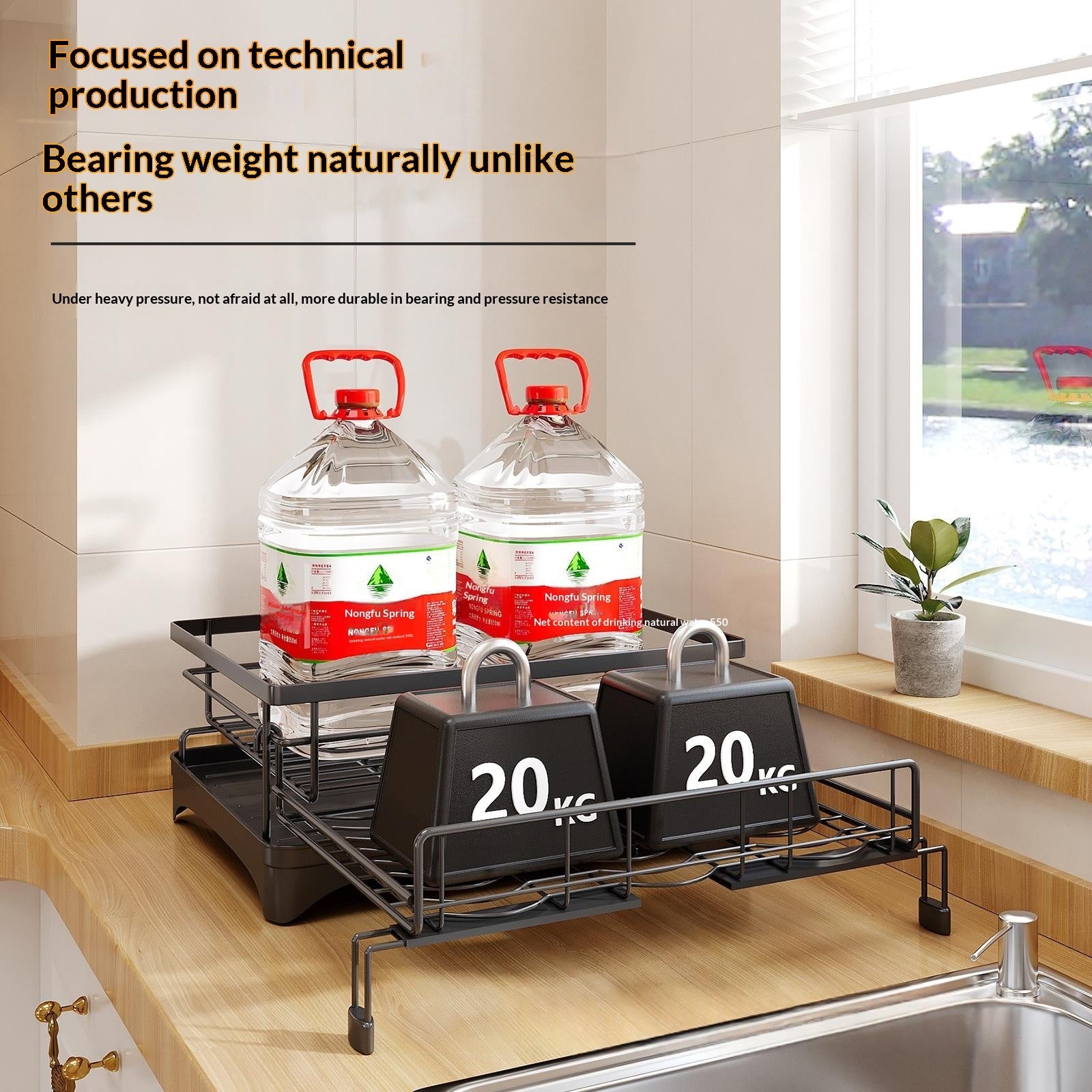 Household Kitchen Organizer Rack for Easy Storage