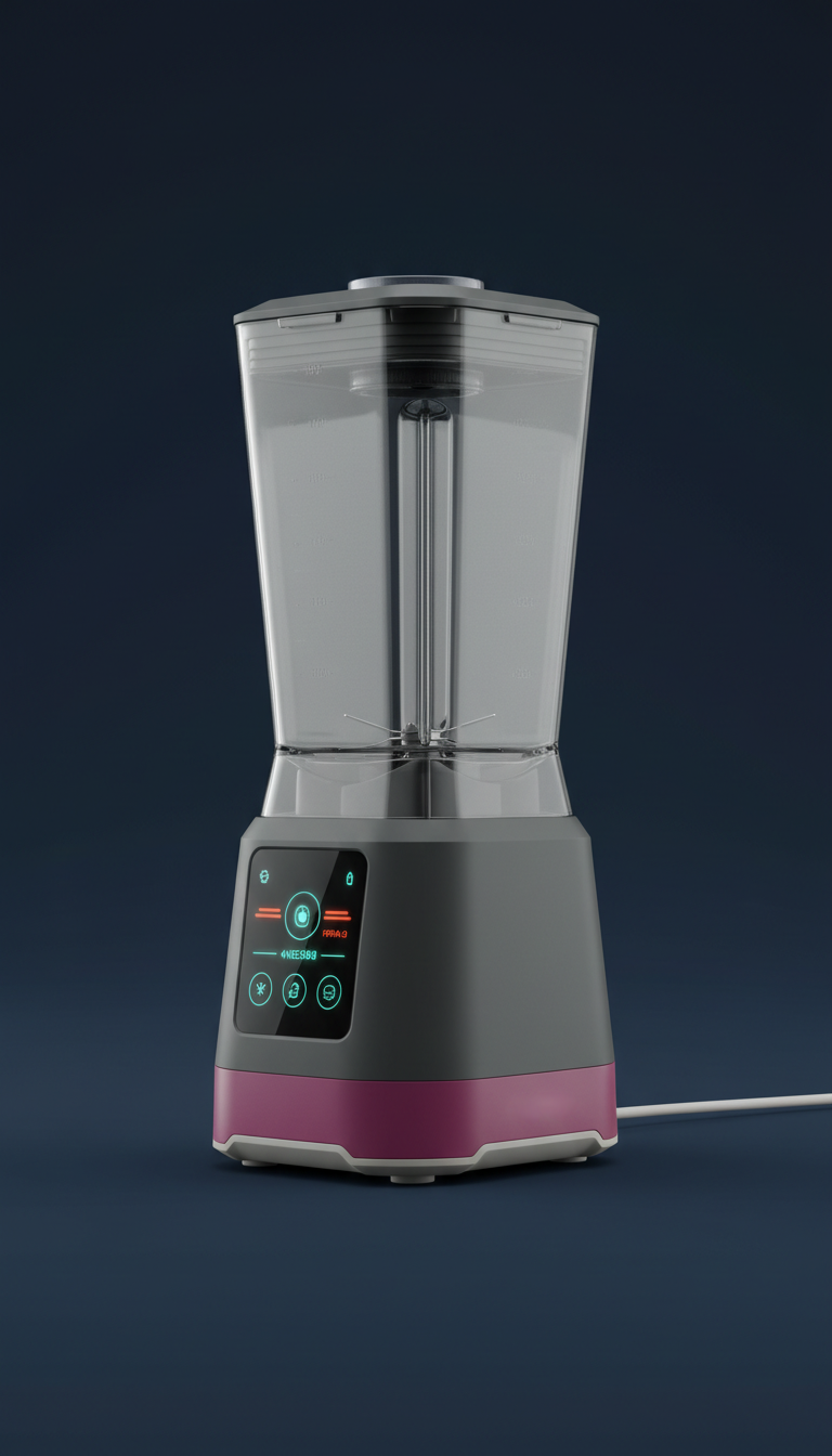 Smart Blender With Digital Touchscreen