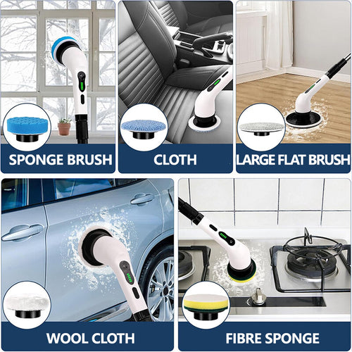 Cordless Electric Spin Scrubber for Bathroom Cleaning