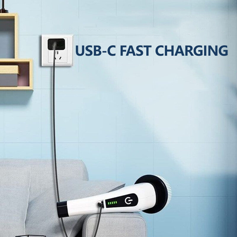 Cordless Electric Spin Scrubber for Bathroom Cleaning